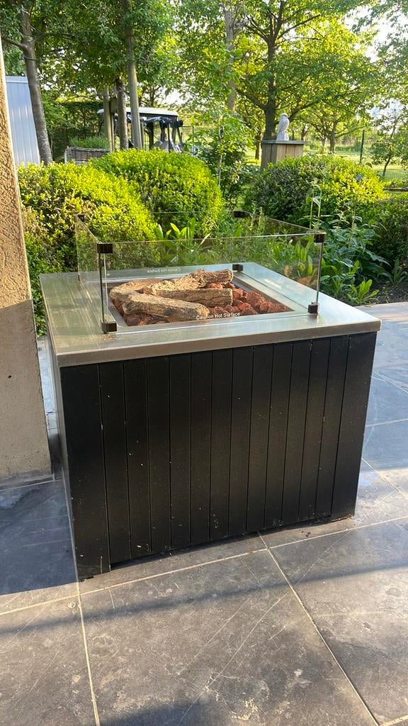 Vuurtafel sfeerhaard op gas Garden impressions, Tuin en Terras, Vuurtafels, Ophalen, Zo goed als nieuw