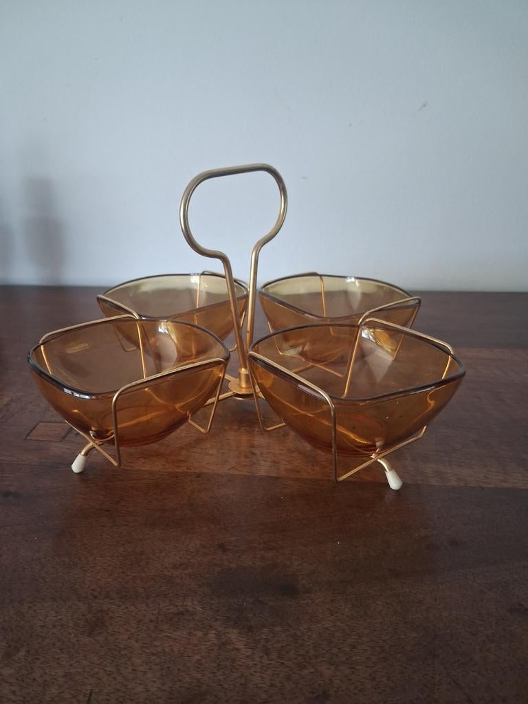 Vintage aperitif set je goede staat, Enlèvement