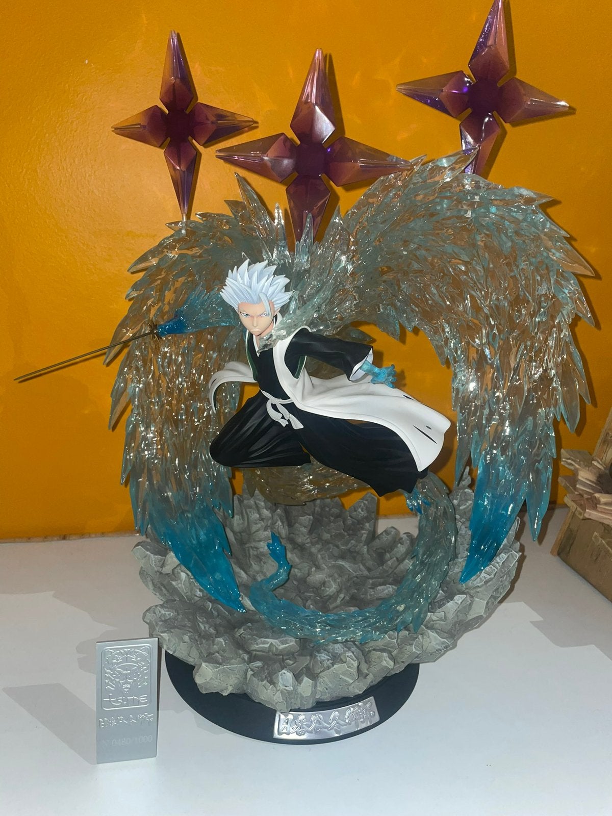 Tetsugaya bleach tsume 480/1000, Enlèvement
