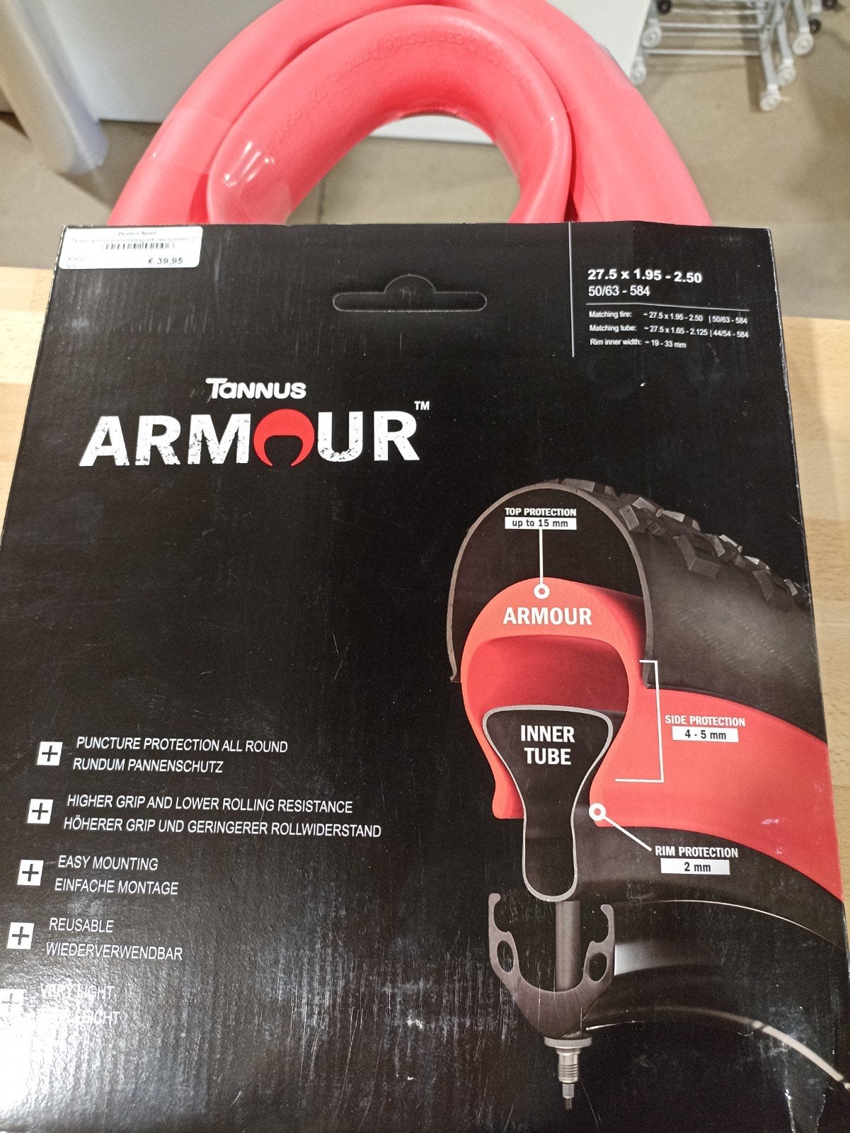 Tannus anti lek binnen liner., Vélos & Vélomoteurs, Vélos Pièces, Enlèvement