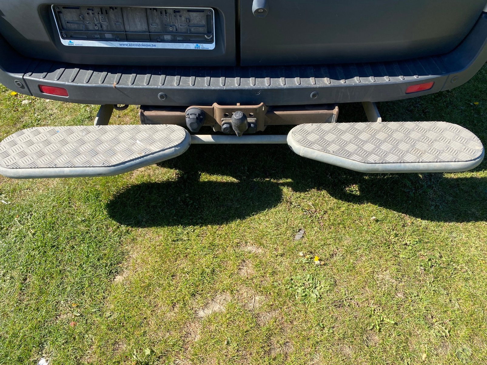 Aluminium opstap trede voor bestelwagen ford transit, Ophalen