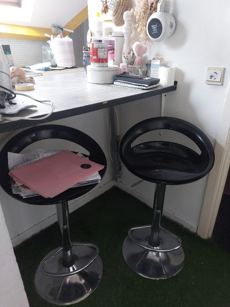 Gratis barstoelen, Huis en Inrichting, Barkrukken, Ophalen, Gebruikt