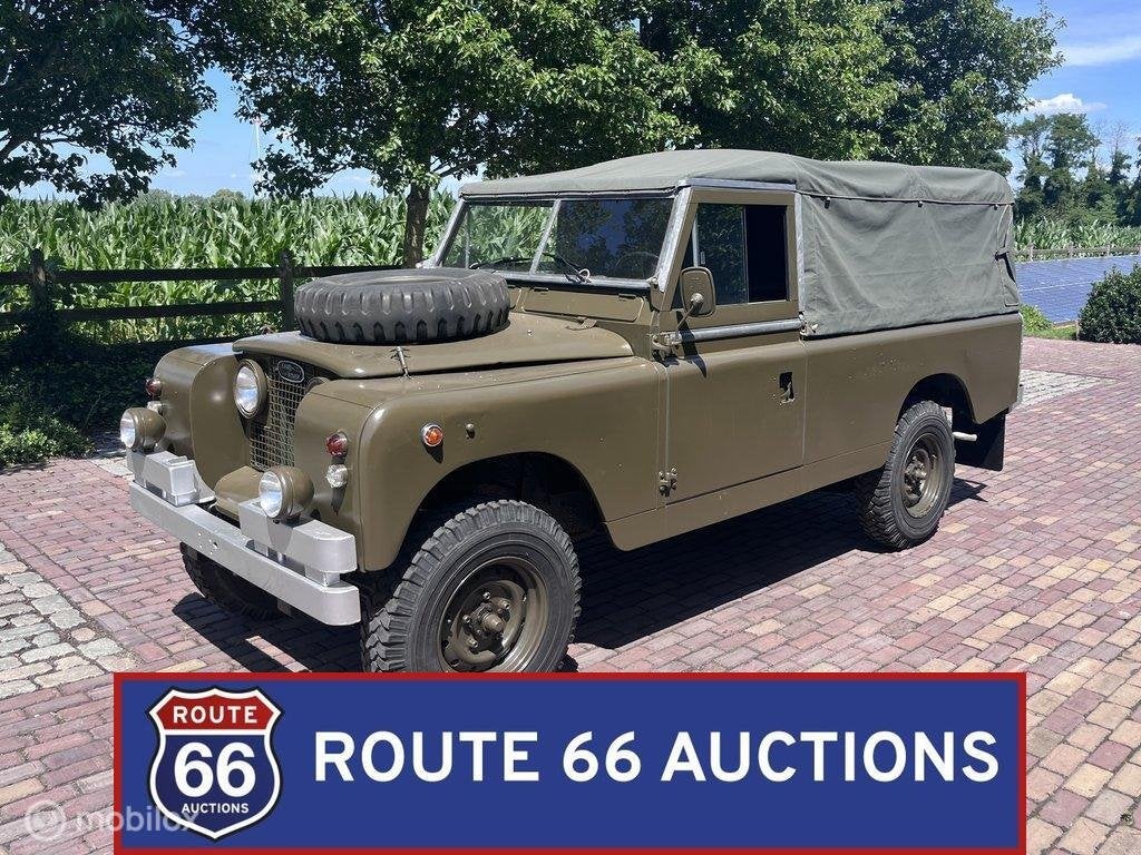 Land Rover 109 Series IIA | 1969 | Route 66 Auctions, Autos, Achat, Land Rover, Entreprise, Boîte manuelle