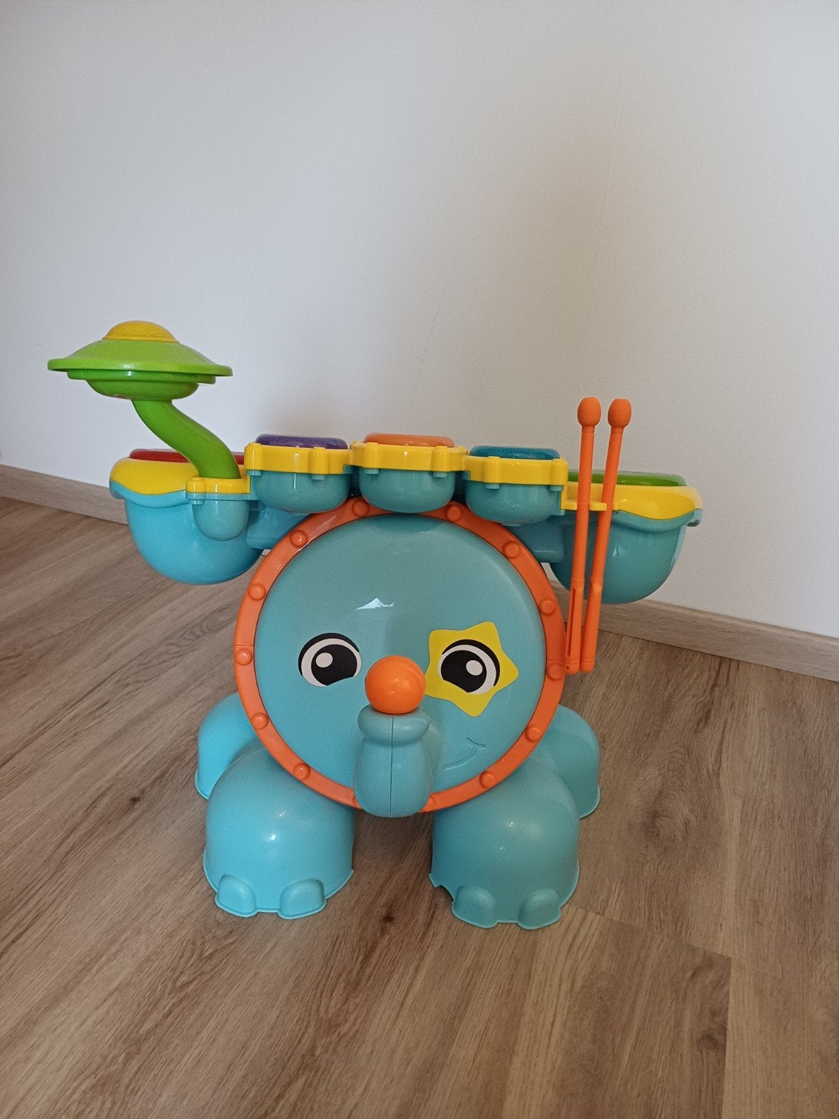 VTech drumstel olifant, Ophalen