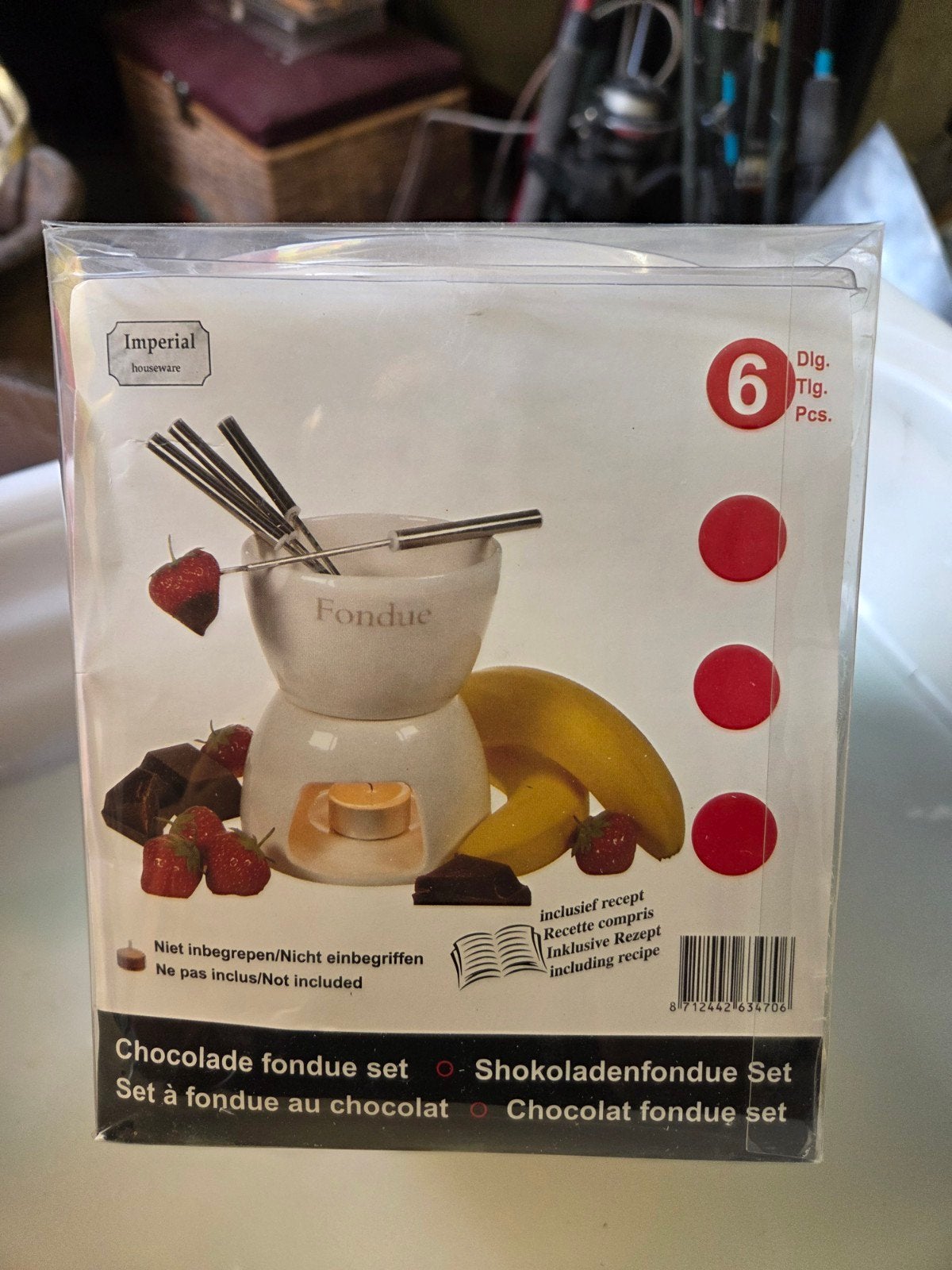 Mini chocoladefondue setje, Ophalen, Fondueset
