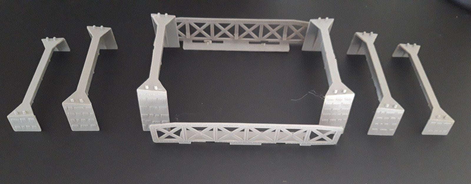 piliers, pont pour circuit ou adaptable pour trains miniatur, Hobby & Loisirs créatifs, Trains miniatures | HO, Enlèvement ou Envoi