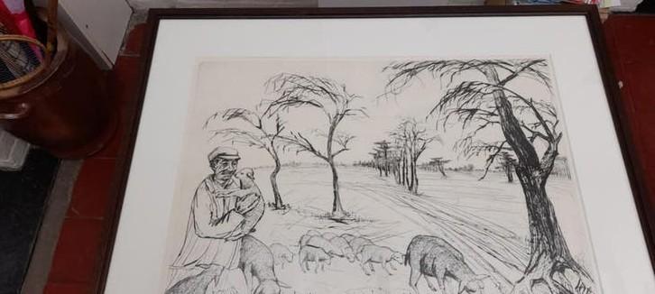 Pentekening, Ophalen