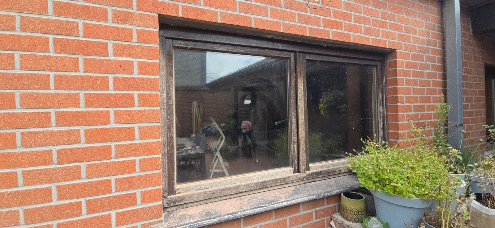 Fenêtres, fenêtres, fenêtre, bois, 2 portes, Bricolage & Construction, Enlèvement