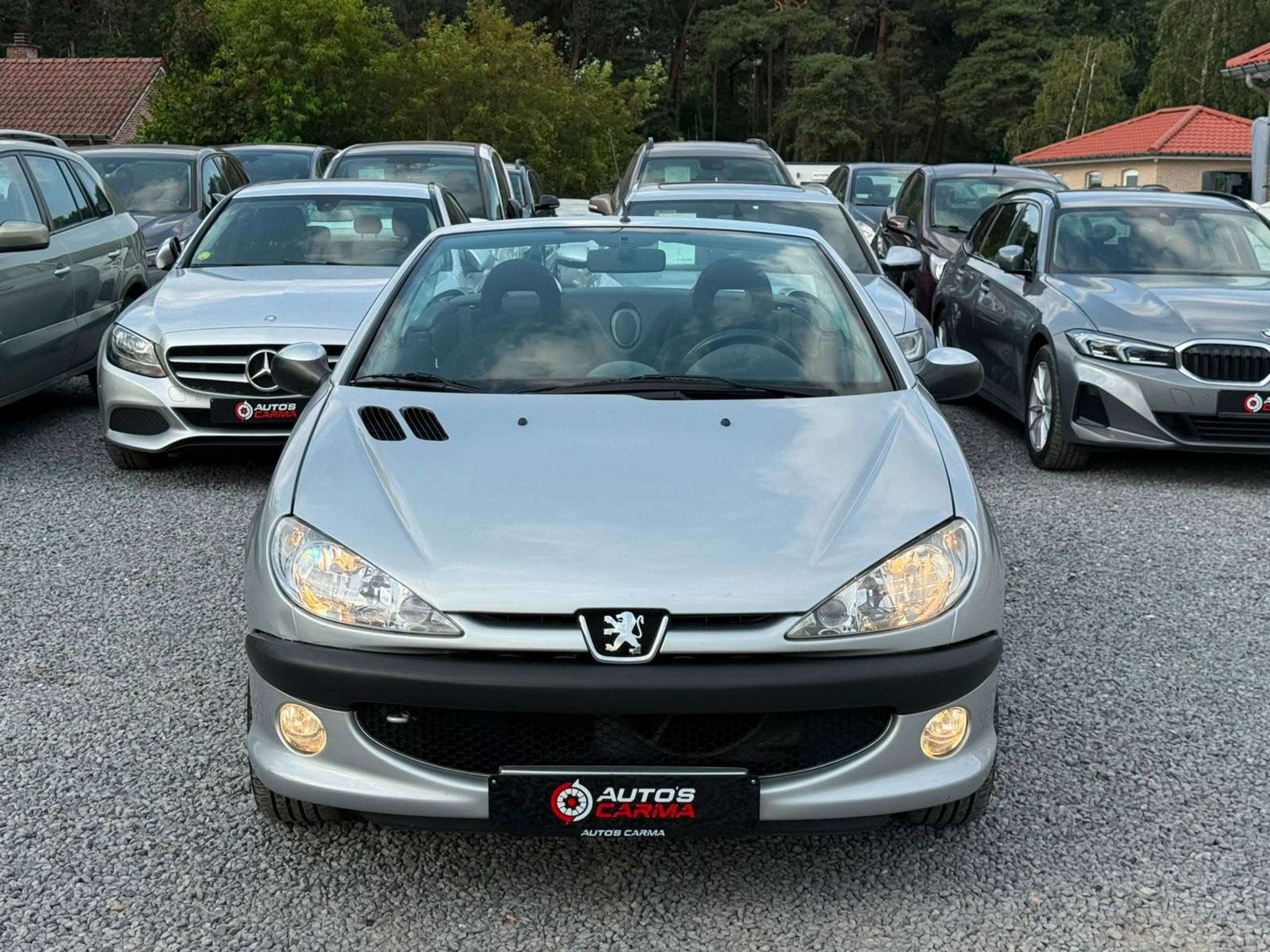 Peugeot 206 Benzine Cabrio 110 Pk Zeer Proper, Auto's, 4 zetels, Gebruikt, Zwart, 4 cilinders