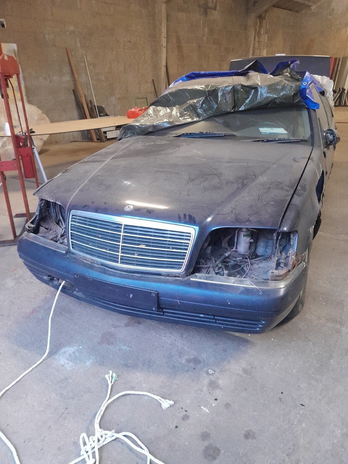 Mercedes s klasse 350 td, 3500 cc, Blauw, Mercedes-Benz, Diesel