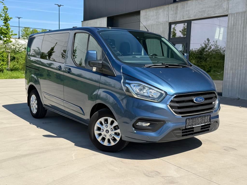 FORD TRANSIT CUSTOM 2.0 TDCi L1H1 Euro 6b/ NAVI/ CAM/ BTW, Auto's, Voorwielaandrijving, 1995 cc, 4 cilinders, Blauw