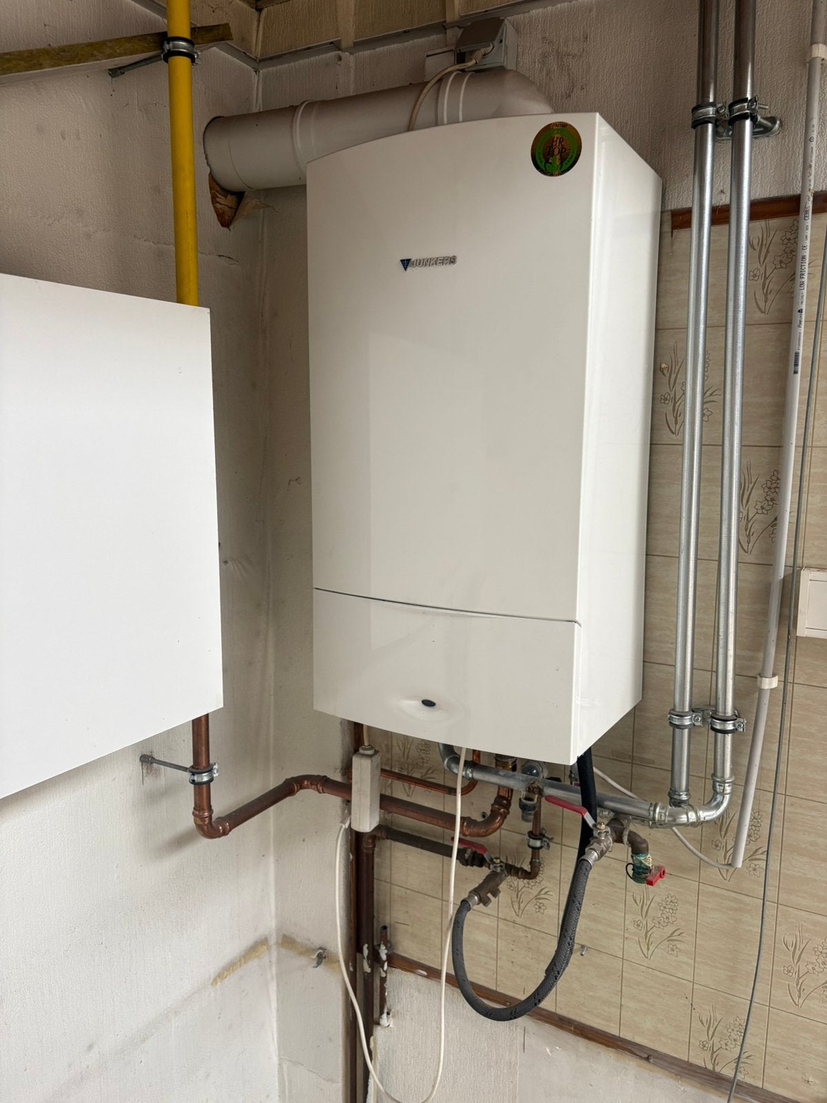 Chaudière à condensation Junkers HR TOP — gaz, Boiler, Utilisé, Gaz naturel, 6 à 10 ans