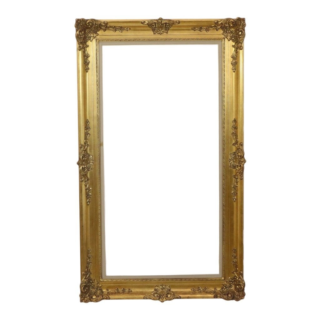 Grote Gouden Barok Stijl Lijst Houten Kader 121x71cm, Huis en Inrichting, Woonaccessoires | Lijsten, Ophalen, 71 cm, Gebruikt