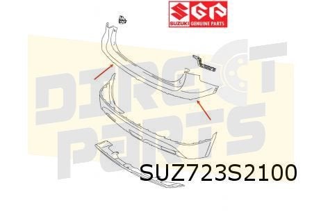 Suzuki SX4 S-Cross (9/13-1/22) (JY / AKK) Achterbumper boven, Auto-onderdelen, -, -, Nieuw, Bumper