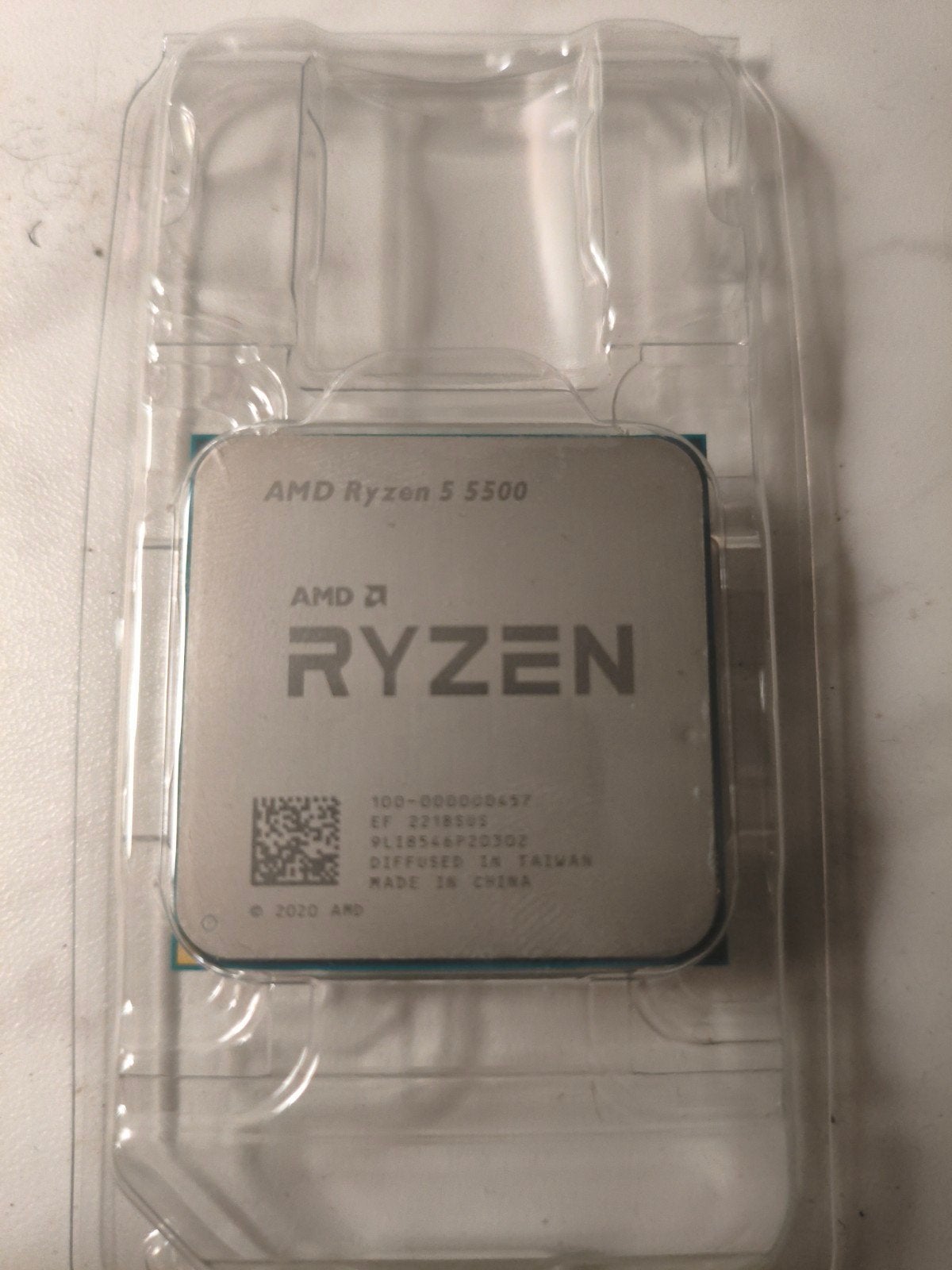 Ryzen 5 5500 + ventirad d'origine, Computers en Software, Processors, Zo goed als nieuw, 6-core, 3 tot 4 Ghz, Ophalen of Verzenden