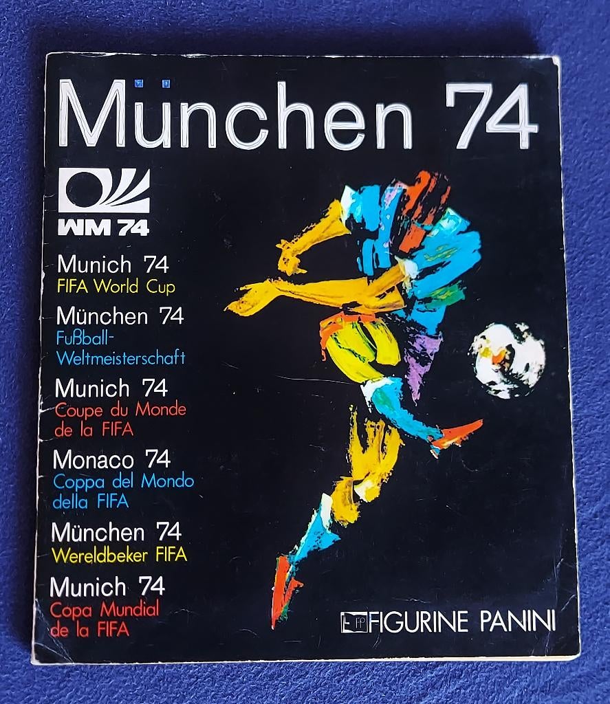 Panini album voetbal ' WK MUNCHEN 74 ' -volledig-, Enlèvement ou Envoi, Utilisé, Affiche, Image ou Autocollant