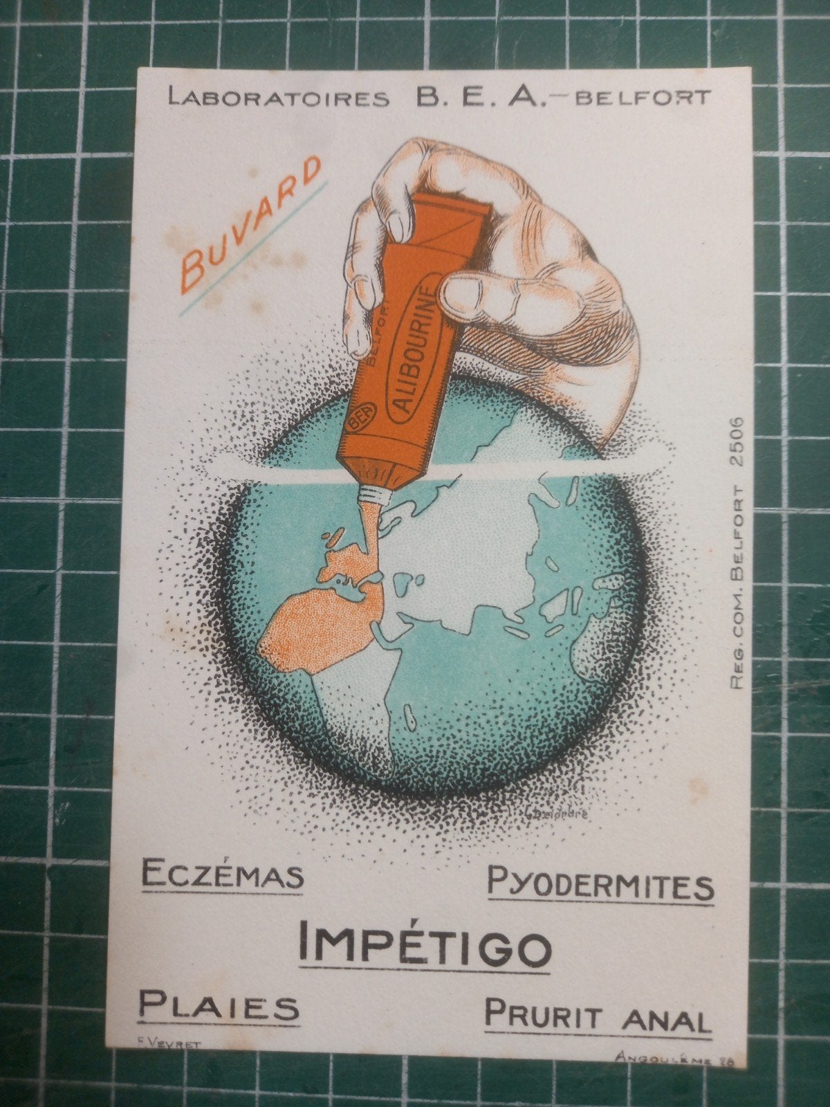 Buvard - papier de soie médical, Collections, Enlèvement ou Envoi