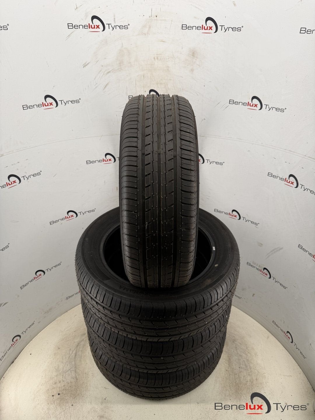 185/55R16 83V Yokohama BluEarth 185/55 R16 185/55/16 1855516, Gebruikt, -, Band(en), Zomerbanden