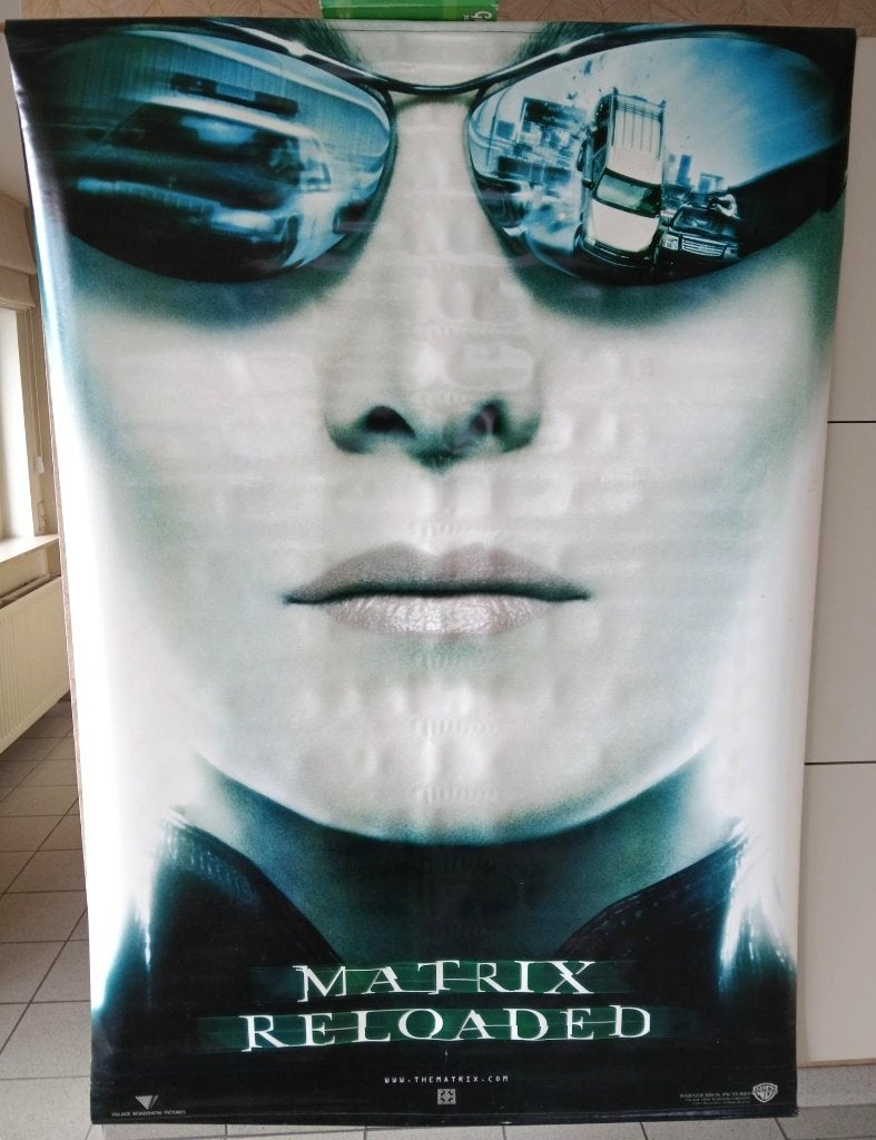 Filmposter "Matrix reloaded" (PVC doek 120x174cm), Ophalen, Film