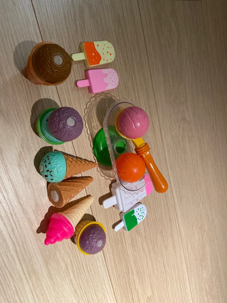 IJs set, Kinderen en Baby's, Speelgoed | Houten speelgoed, Ophalen, Gebruikt, Meubelstuk of Keukentje