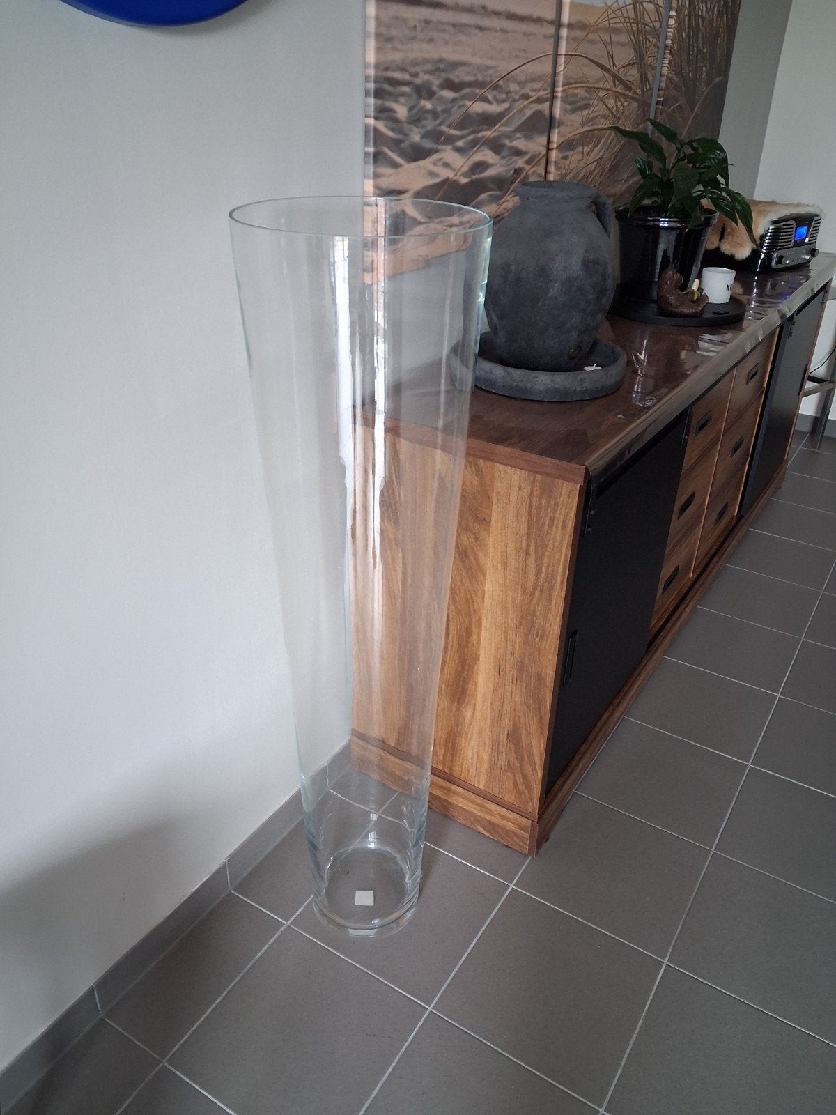 Glazen vaas, Huis en Inrichting, Woonaccessoires | Vazen, Ophalen of Verzenden