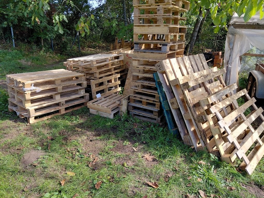 Palletten, Moins de 200 cm, Pin, Enlèvement, Utilisé