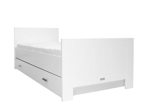 Bopita 1 persoonsbed met bedlade/logeerbed, Huis en Inrichting, Slaapkamer | Bedden, Ophalen, Zo goed als nieuw