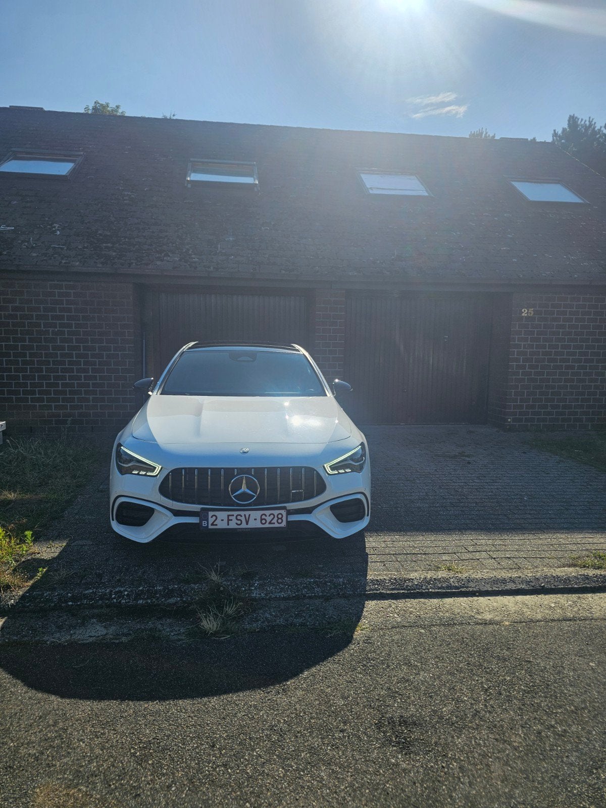 mercedes-benz cla 45 s + amg, Auto's, Automaat, Zwart, Wit, Particulier