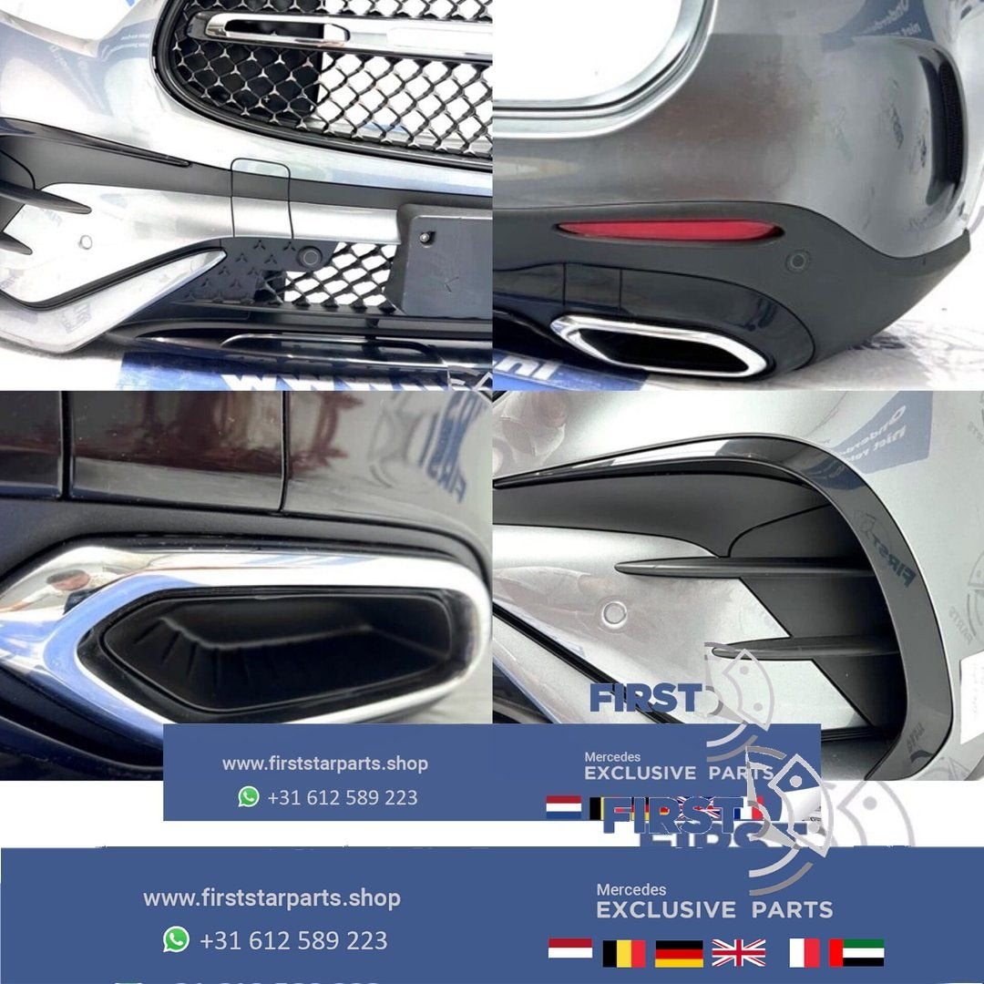 W254 GLC AMG VOORBUMPER + ACHTERBUMPER GRIJS COMPLEET PAKKET, Gebruikt, -, Ophalen of Verzenden, Bumper