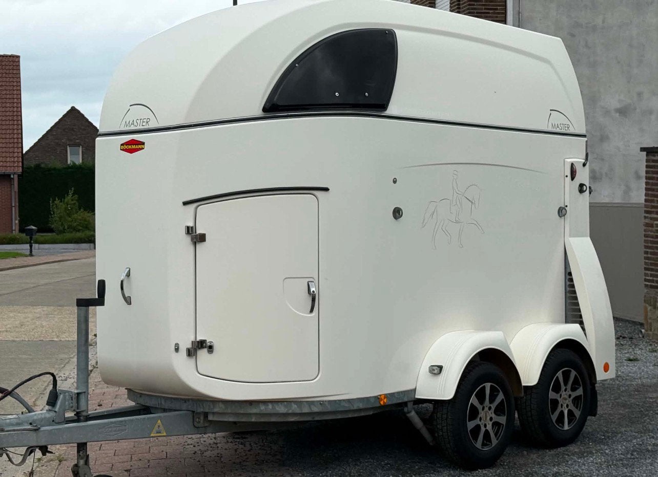 Bochmann master de luxe in top staat 07/2018, Ophalen, Zo goed als nieuw, Polyester, 2-paards trailer