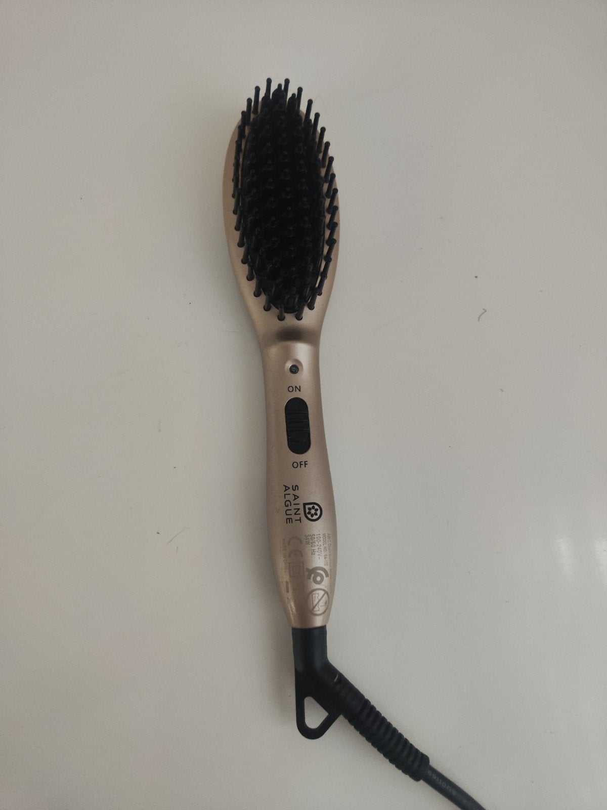 Brosse chauffante, Enlèvement