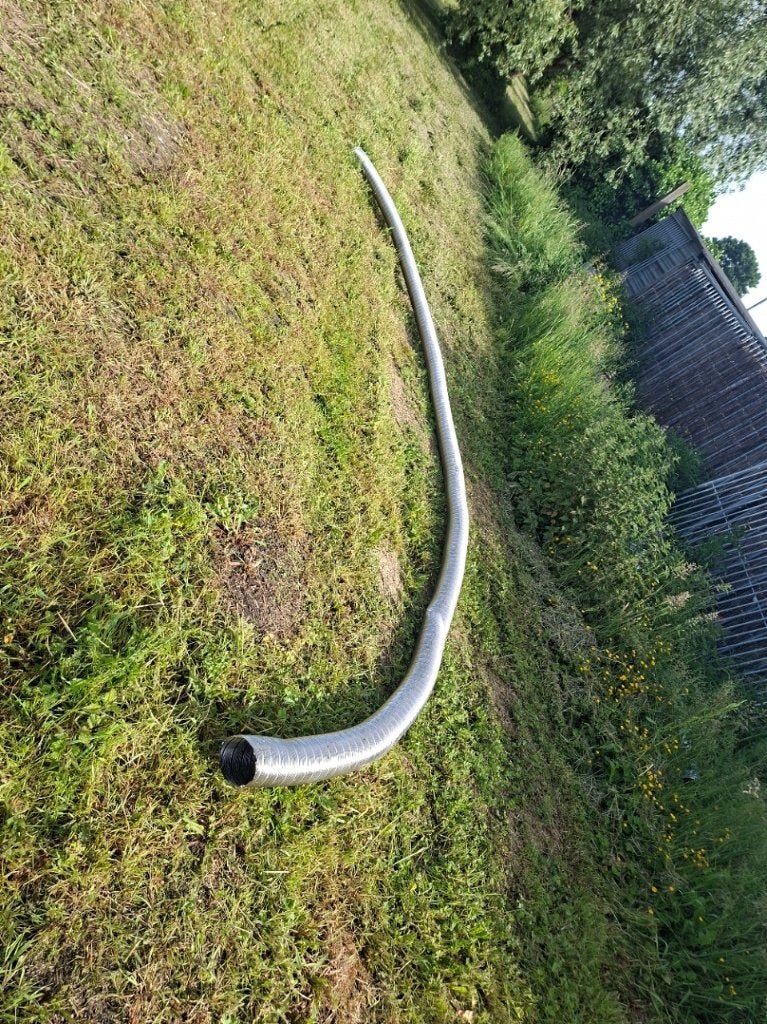 RVS flexibele buis koker voor kachel, Ophalen, Zo goed als nieuw, 6 meter of meer, 80 mm of meer