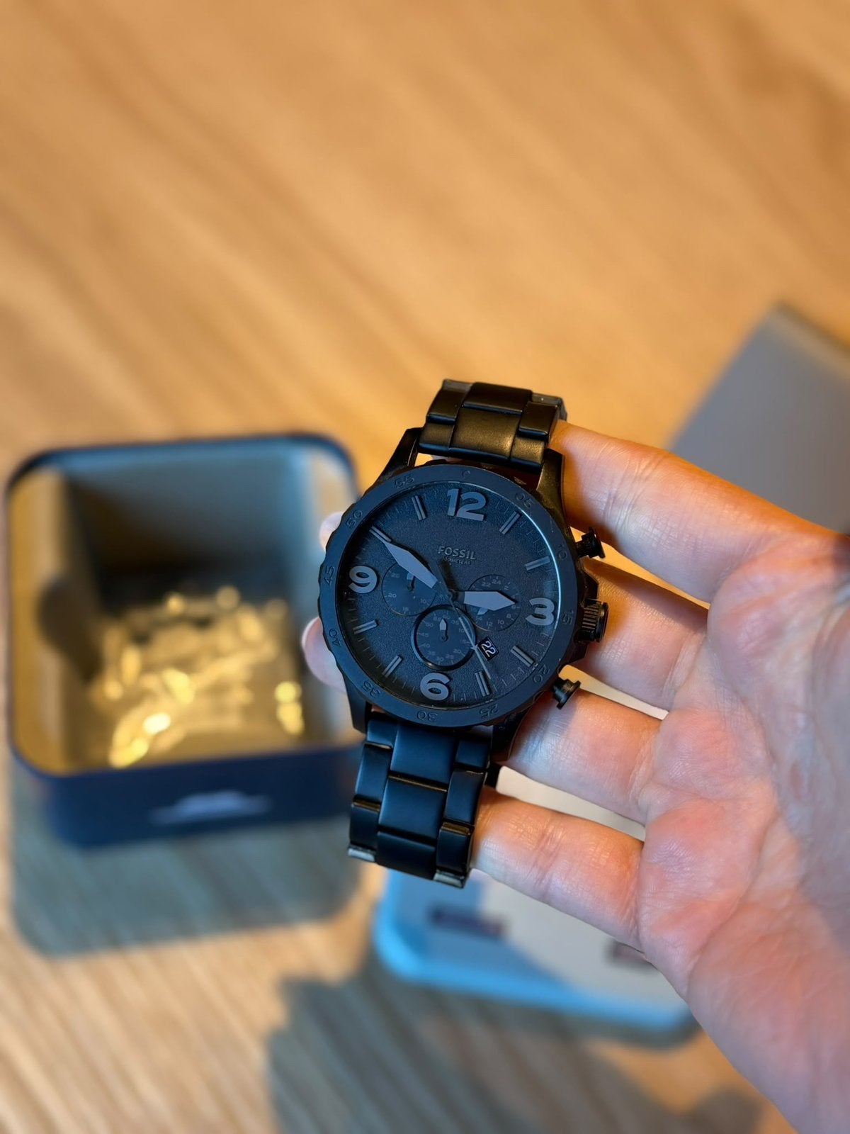 Montre Fossil Nate Chronophage, Montre-bracelet, Autres marques, Enlèvement, Acier