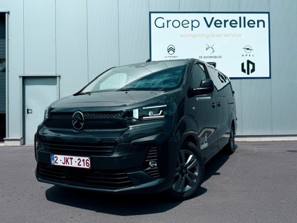 Citroen Jumpy Dubbele Cabine XL 180pk Aut. Full Option, Autos, Citroën, Argent ou Gris, Achat, Euro 6, Entreprise