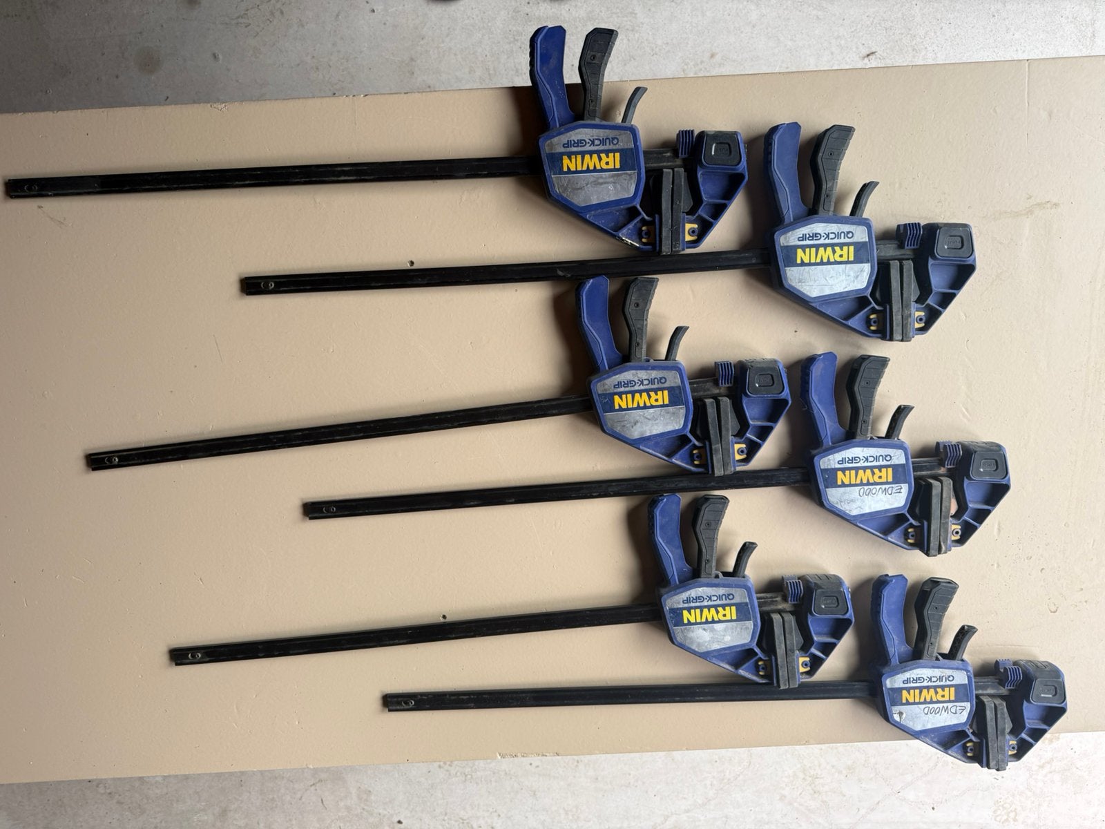 Pince rapide 60cm 6 pièces, Bricolage & Construction, Enlèvement, Comme neuf