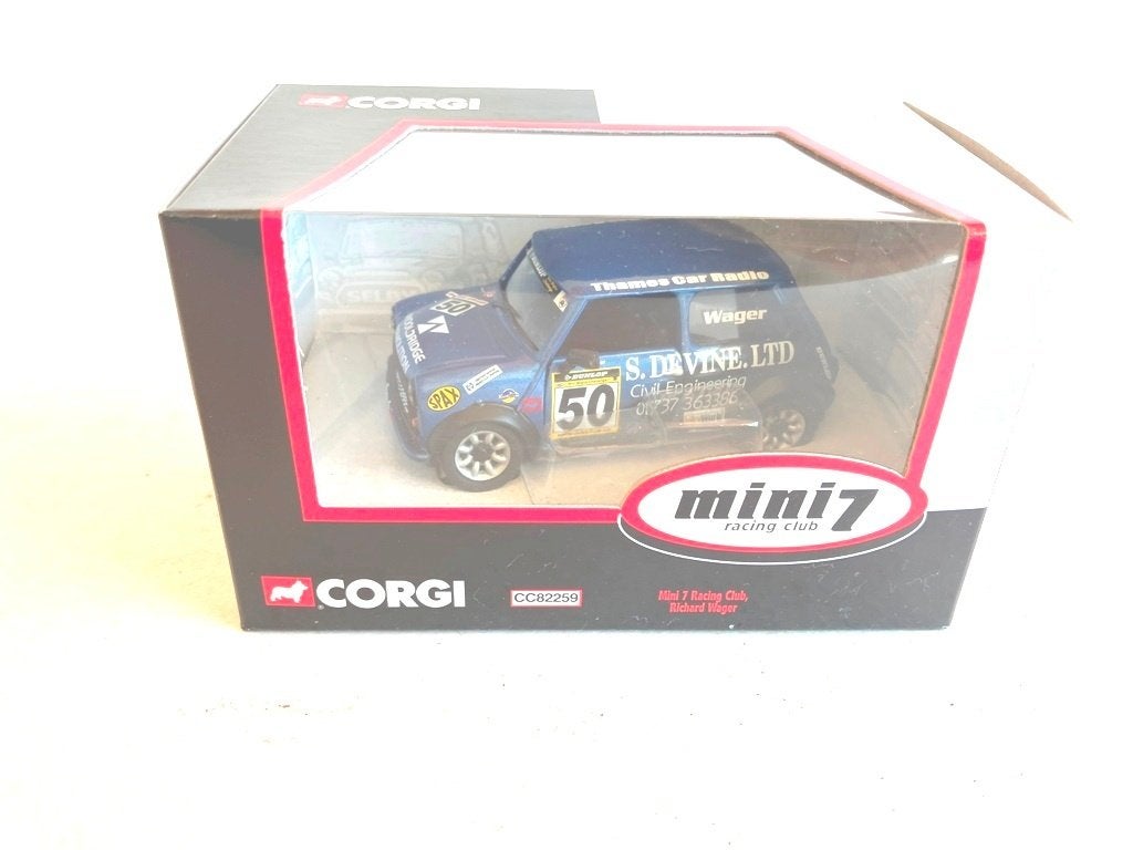 Mini 7 Racing Club Richard Wagner Mini Corgi CC82259., Enlèvement ou Envoi, Comme neuf, Voiture