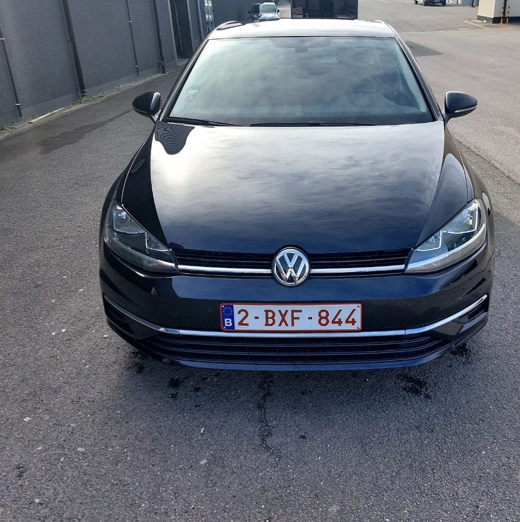 Golf 7, Voorwielaandrijving, Stof, Zwart, Zwart