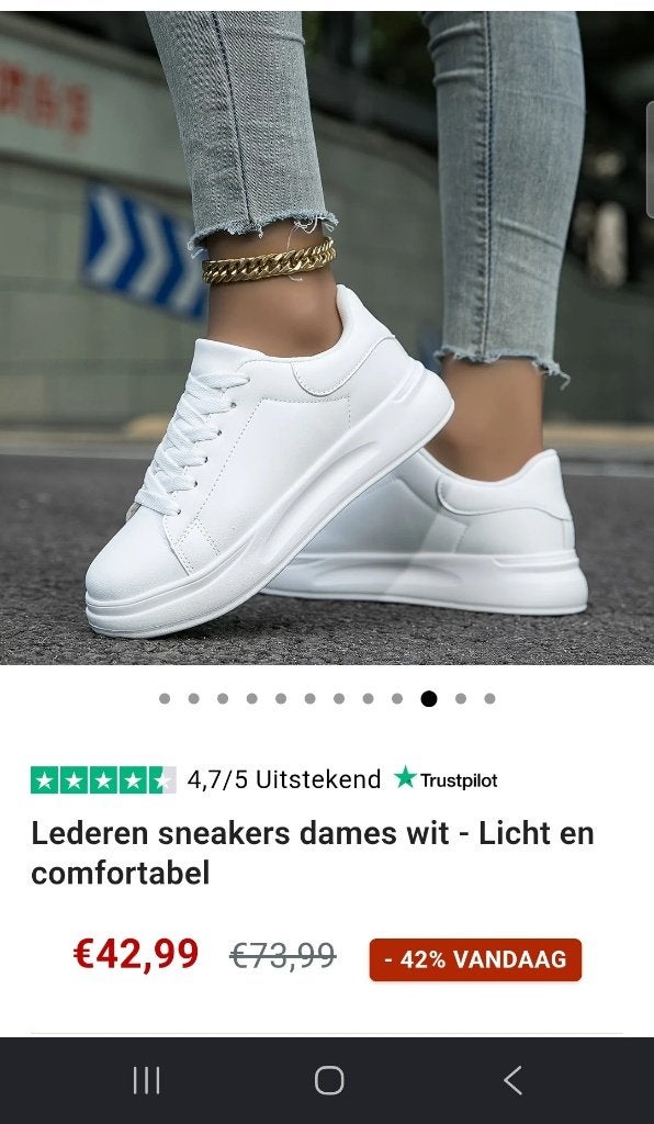 Sneakers, Kleding | Dames, Schoenen, Ophalen, Wit, Nieuw, Sneakers