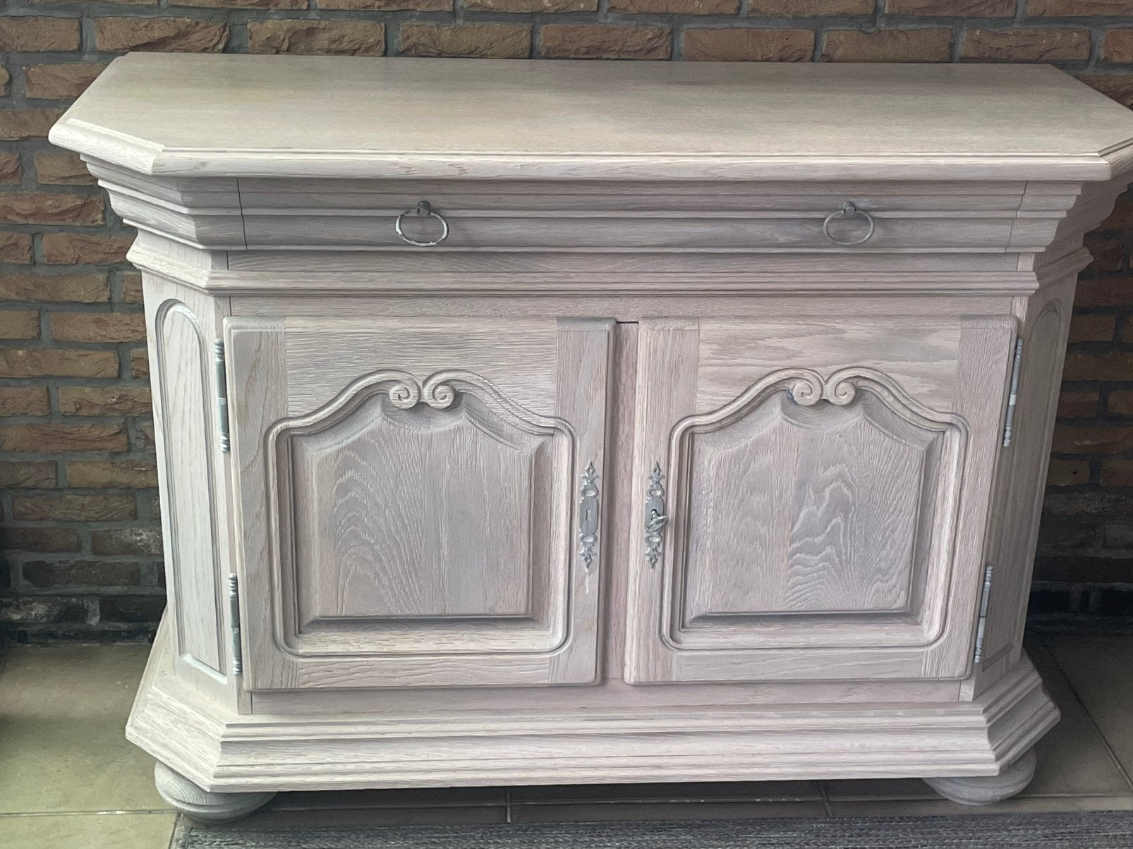 Buffetkast, Huis en Inrichting, Kasten | Dressoirs, Ophalen, Gebruikt, Met deur(en), Eikenhout