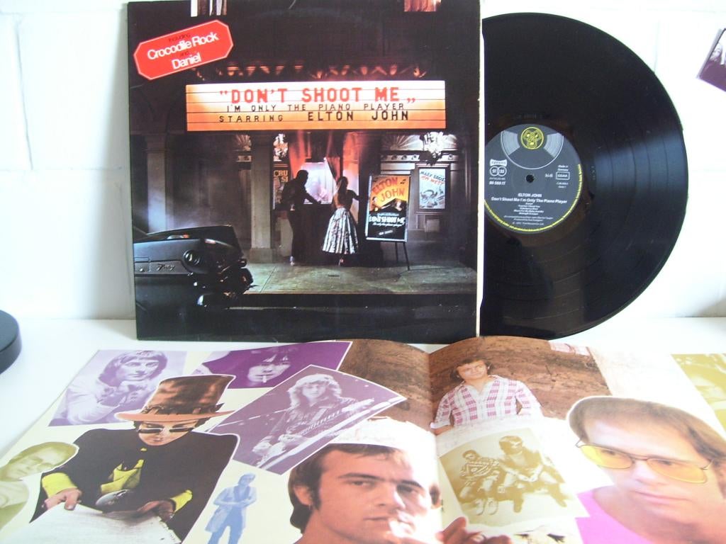 ELTON JOHN  don't shoot me i'm only the piano player, Pressage original, Enlèvement ou Envoi, Comme neuf, 12 pouces