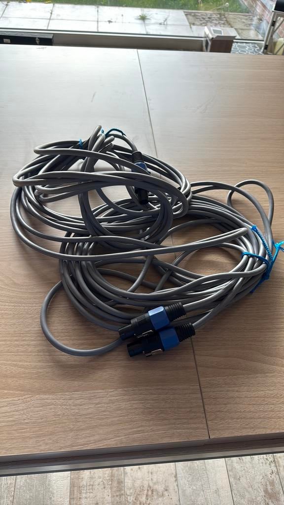2 Speakon 10m pro-kabels voor PA, Computers en Software, Pc- en Netwerkkabels, Zo goed als nieuw, Ophalen of Verzenden