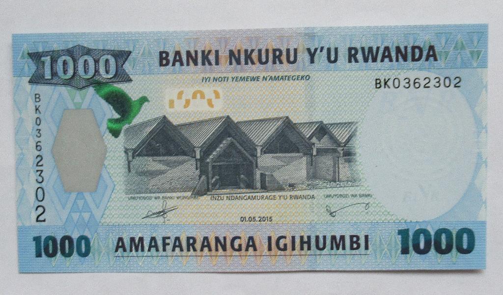 Rwanda 1000 Francs 2015, Timbres & Monnaies, Billets de banque | Afrique, Envoi