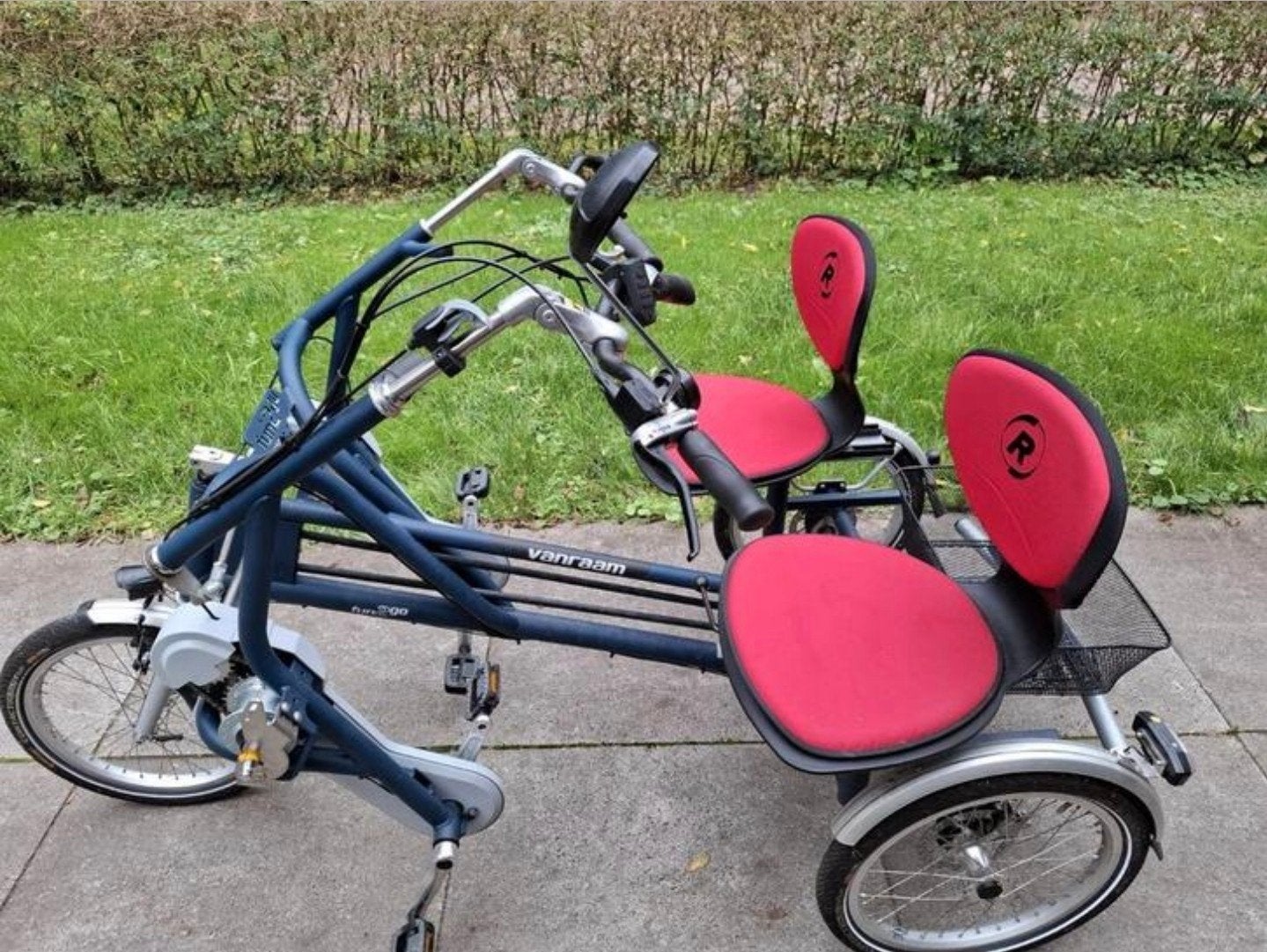 Vélo double électrique Van Raam — Bon état, Vélos & Vélomoteurs, Vélos | Tricycles, Enlèvement ou Envoi