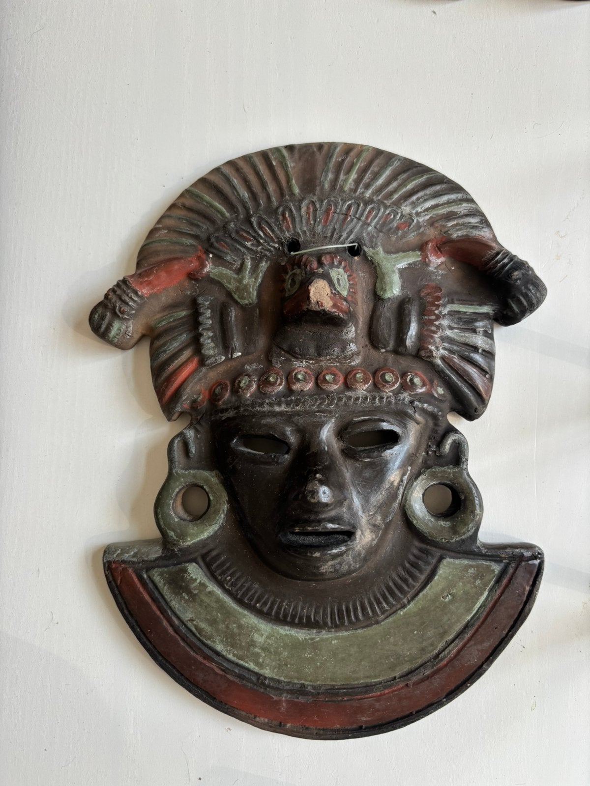 Masker Azteken Mexico, Antiquités & Art, Mexique, Enlèvement ou Envoi, Masque, À accrocher