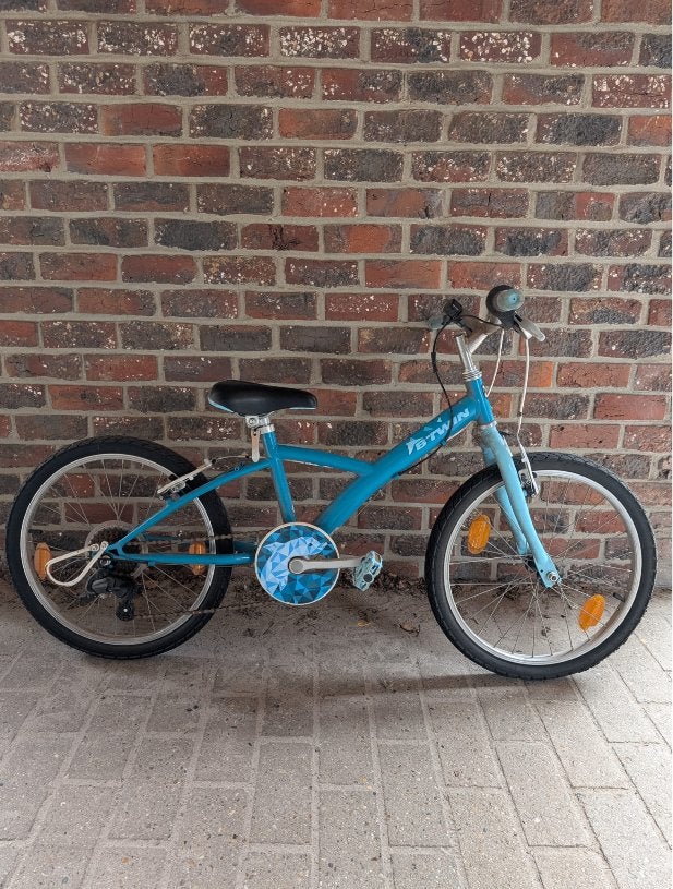 4 kinderfietsen, Ophalen, B-Twin, Schijfrem, 16 tot 20 inch