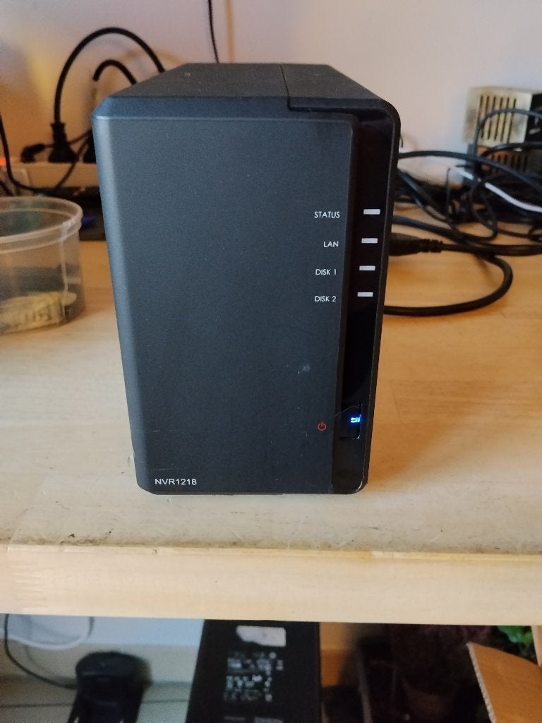 Complete en Professionele Beveiligingsset Synology NVR1218, Ophalen, Zo goed als nieuw