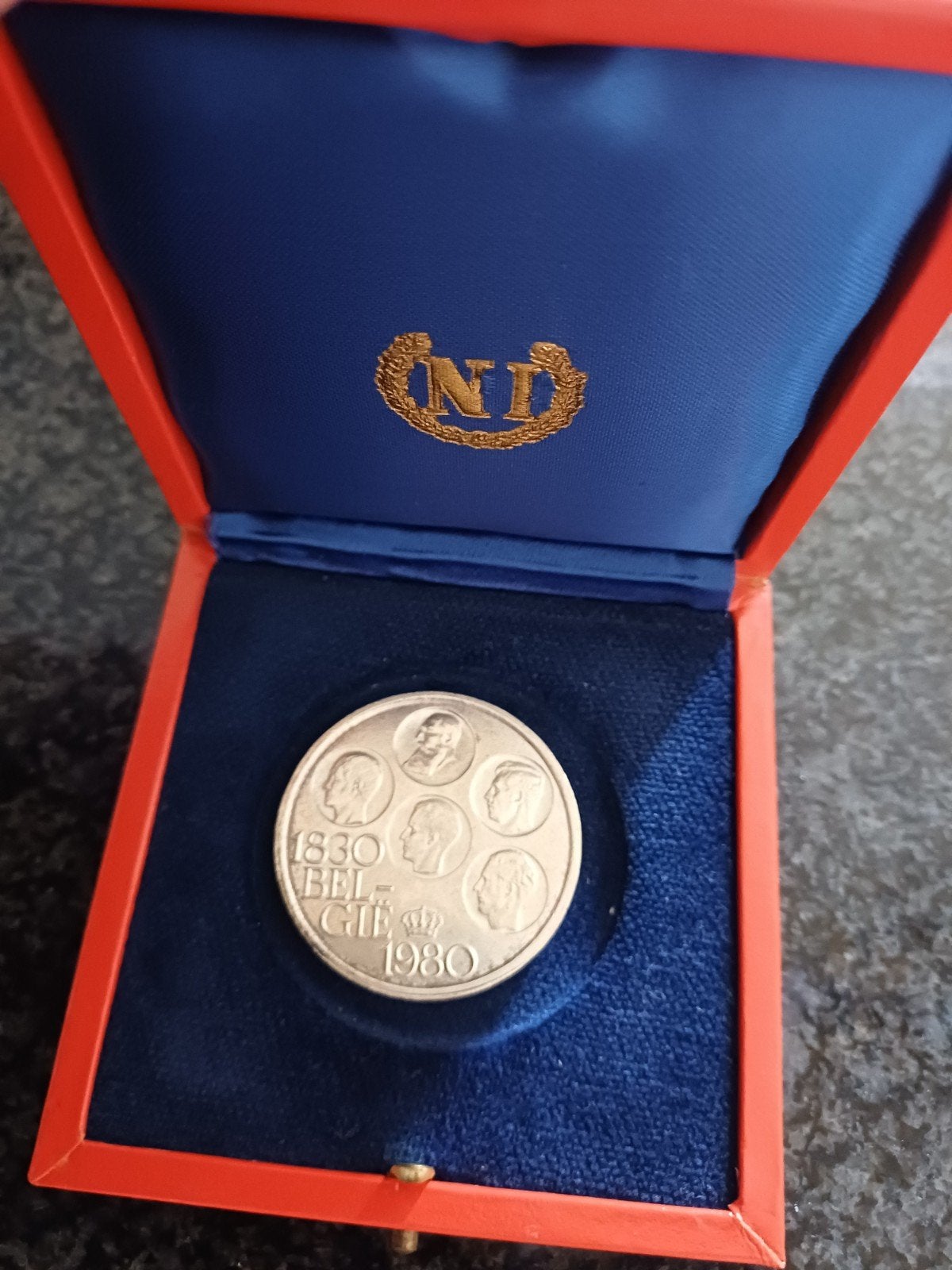 500 Belgische Frank,  met zilver voor 150 jaar België, Enlèvement, Argent