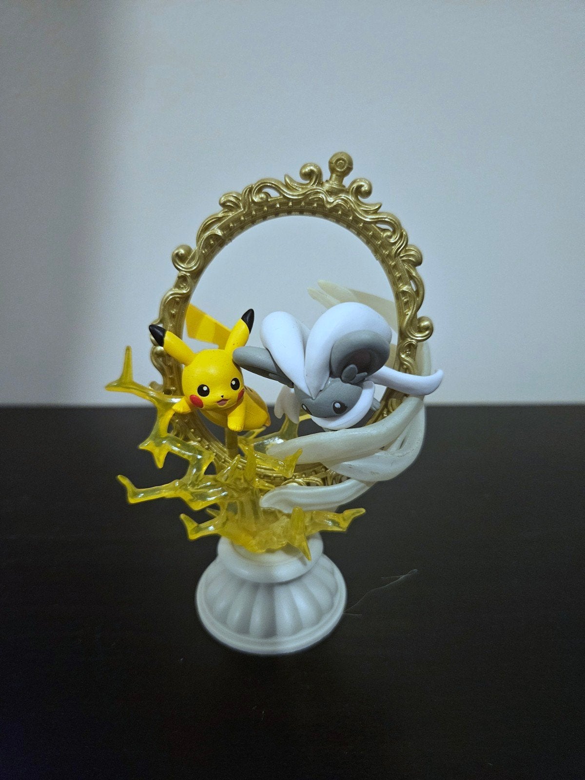 Pikachu & Pashmilla (Cinccino) – Figurine Pokémon, Collections, Statues & Figurines, Enlèvement ou Envoi