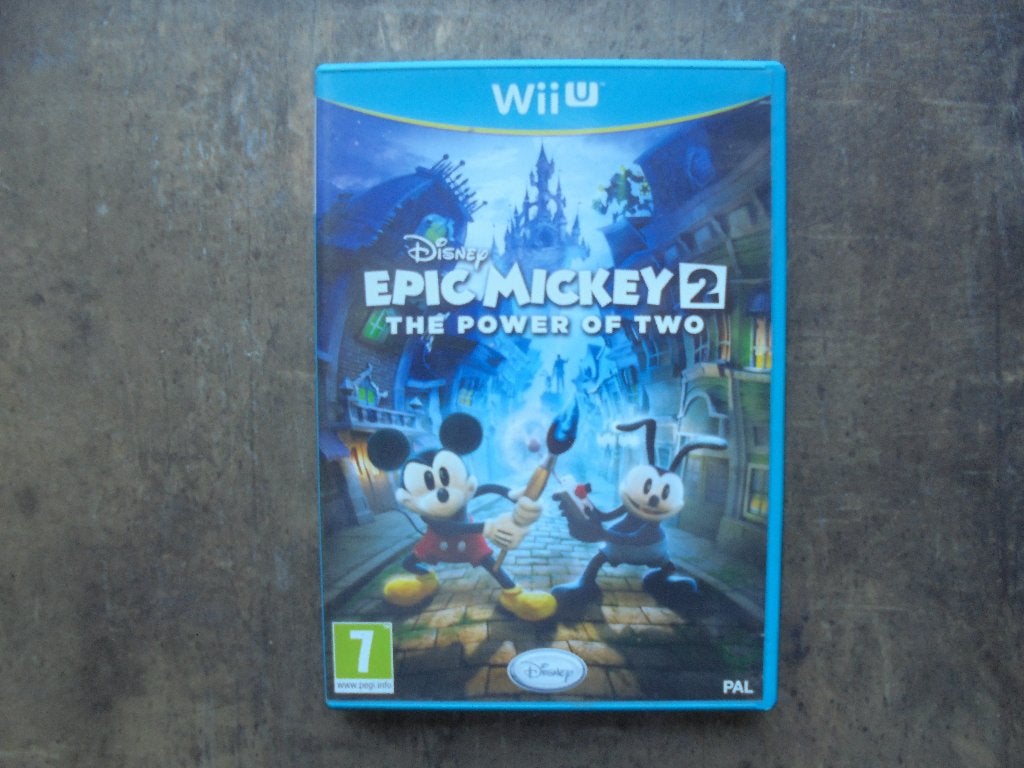 Disney Epic Mickey 2 The Power Of Two voor Wii U (ziefoto's), Consoles de jeu & Jeux vidéo, Jeux | Nintendo Wii U, Enlèvement ou Envoi
