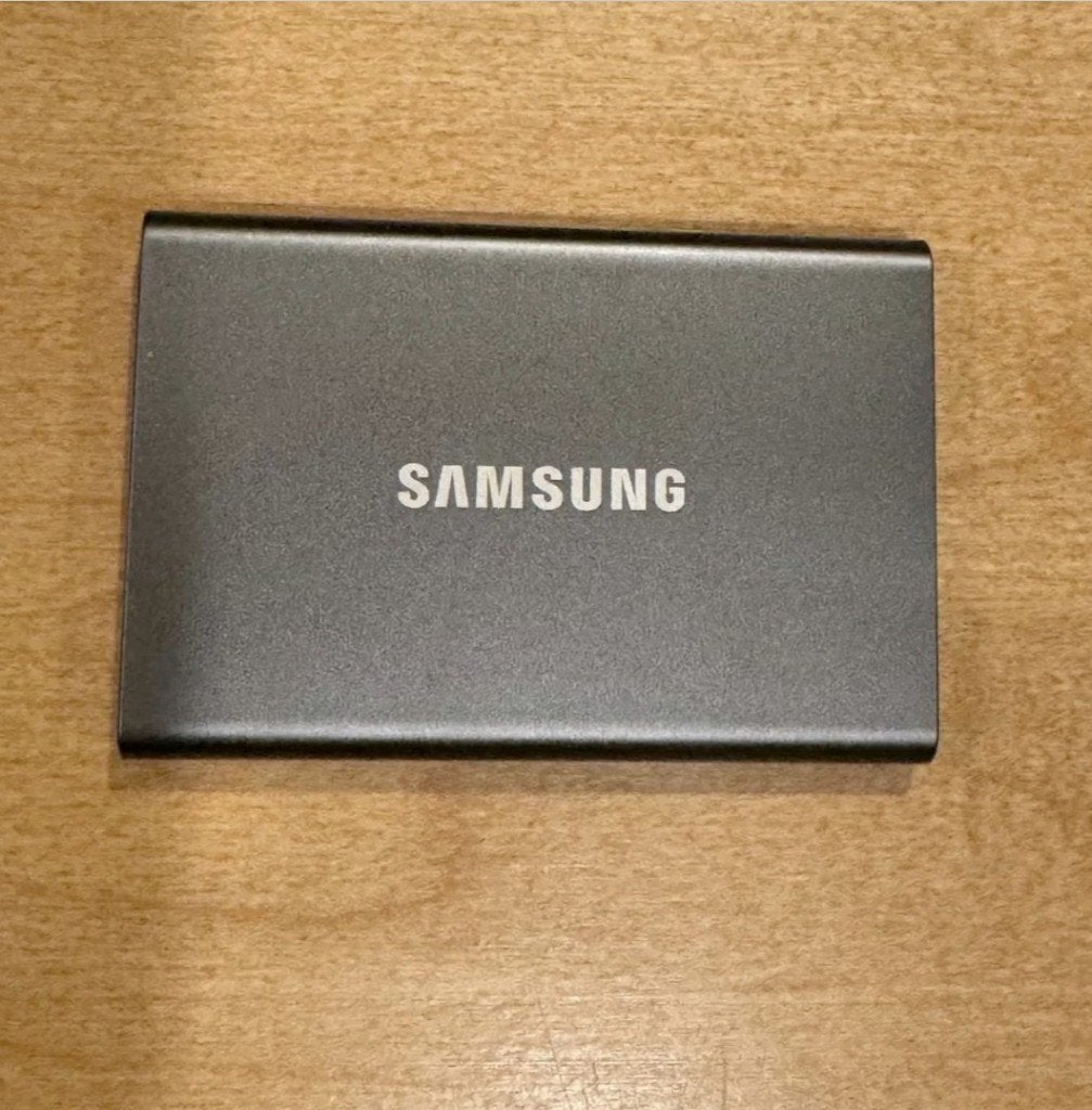 Samsung T7 1TB te koop externe SSD, Computers en Software, Harde schijven, SSD, Ophalen of Verzenden, Zo goed als nieuw, 1TB